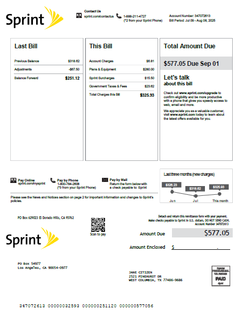  Minol USA business utility bill 